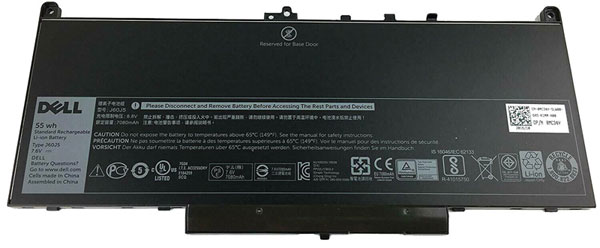 New Dell Latitude E7470 E7270 4-cell 55Wh OEM Original Laptop Battery J60J5  - Newegg.com